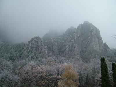 vratsa, vratzata 峡谷, 寒意, 雾, 雾, 冬天, 保加利亚