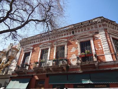 立面, 圣圣特尔莫, 布宜诺斯艾利斯, 老, 建设, architucture, windows