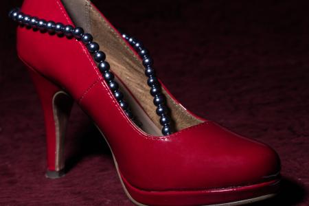 鞋子, 妇女的鞋子, 红色, 高跟鞋