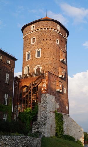 瓦维尔城堡, 塔, 波兰, 克拉科夫, 哥特式, 的体系结构, 红砖