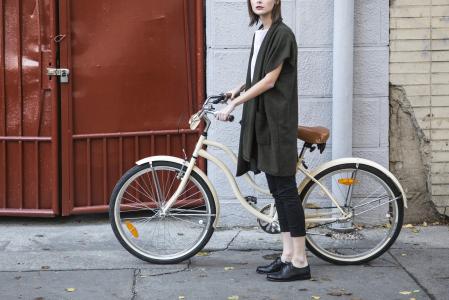 女人, 自行车, 时尚, 时装模特, 自行车, 重启, 骑自行车
