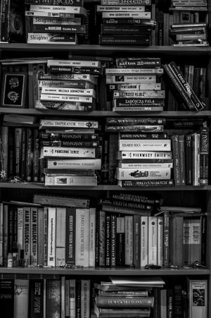 黑白, 书架, 书籍, 书架, 书店, 业务, 大学