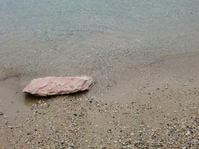 石头, 水, 海滩, 海