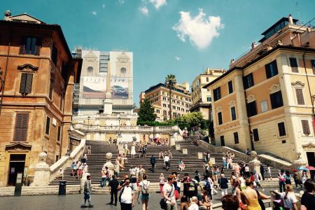 罗马, 旅游胜地, 具有里程碑意义, 观光, 著名, 楼梯, 历史