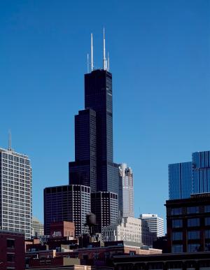 威利斯大厦, 芝加哥, 伊利诺伊州, 摩天大楼, 具有里程碑意义, 历史, 天际线