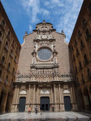 monserrat, 修道院, 巴塞罗那, 西班牙, 建筑, 感兴趣的地方, 加泰罗尼亚