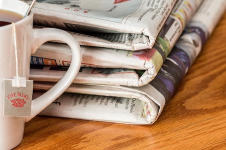 报纸, 新闻媒体, 打印媒体, 下午茶时间, 下午茶时间, 每日新闻, 出版物