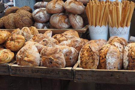 面包, 科林, 工匠面包, 面包, 早餐, 食品, 营养