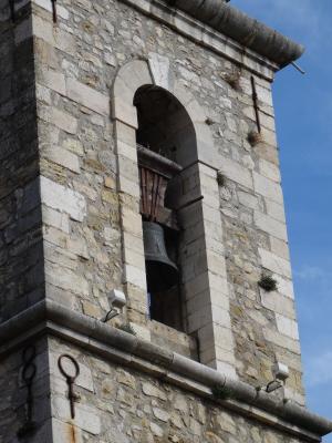 教堂的钟声, 法国, 普罗旺斯, 老, 建筑, 塔, 贝尔