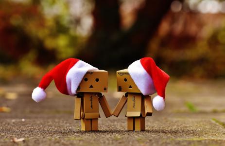 魄, 圣诞节, 图, 在一起, 手牵手, 爱, 团结