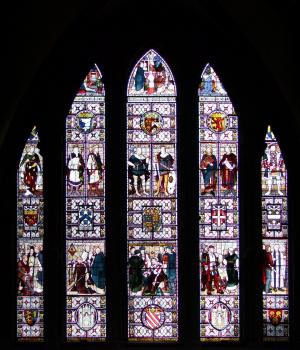 切斯特大教堂, ansor 弗雷德里克, 纪念, 窗口, 彩色玻璃, 装饰, 宗教