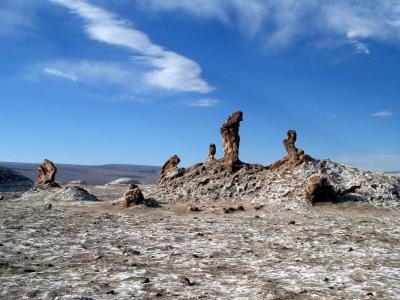 沙漠, 卡玛卡沙漠, 智利, 盐壳, 盐, 自然, 岩石-对象