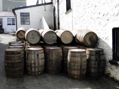 威士忌酒桶, 木桶, 威士忌酒, 艾莱, 苏格兰, 桶, 酒精