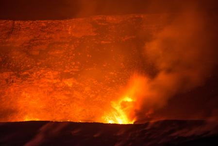 火山, 熔岩, 流动, 火山喷发, 景观, 活动, 热