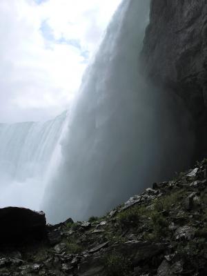 尼亚加拉, 瀑布, 特写, 雾, 流量, 湿法, 加拿大