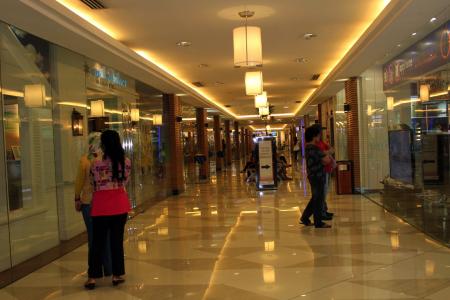 购物中心走廊, 购物中心, 购物商场, 购物, 灯, 模式, 地板