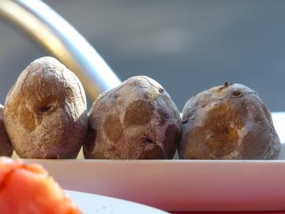 皱纹土豆, 加那利皱纹土豆, 土豆, 吃, 盐土豆, 地壳, 咸