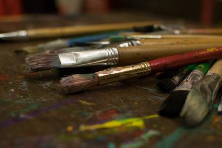 画笔, 艺术, 油漆, 多彩, 画家, 纹理, 艺术家