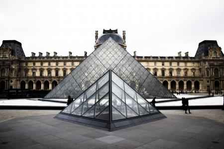 艺术博物馆, 玻璃, 罗浮宫, 卢浮宫艺术博物馆, 巴黎, 人, 游客