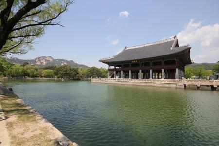 gyeongbuk 宫, 紫禁城, 朝鲜王朝, 皇宫, gyeonghoeru