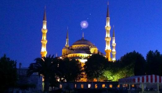 伊斯坦堡, 苏丹艾哈迈德清真寺, 清真寺, 宗教, 伊斯兰, 建筑, 宣礼塔