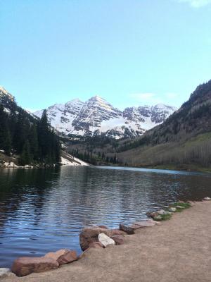 山脉, 栗色响铃, 科罗拉多州, 自然, 春天