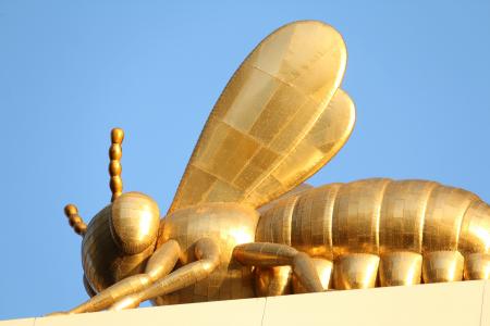 金蜂, 蜜蜂, 黄金, 雕像, 尤里卡摩天88塔, 墨尔本, 摩天大楼