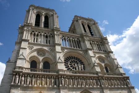 巴黎圣母玛利亚, 大教堂, 巴黎, 建筑, 宗教古迹, 法国, 纪念碑