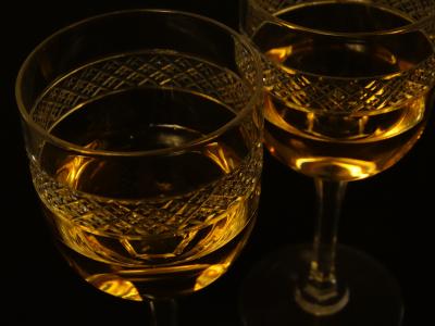 葡萄酒, 葡萄酒杯, 水晶玻璃, 霞多丽