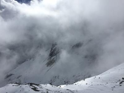 玉龙雪山, 云计算, 有雾的路, 早上, 攀爬, 冬天, 雪