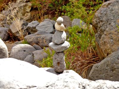 石头, 平衡, 徒步旅行, 大老山, 目录
