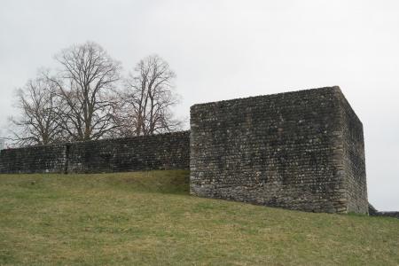 塔, 城堡塔, 城堡, kastell irgenhausen, 罗马堡垒, irgenhausen, pfäffikon