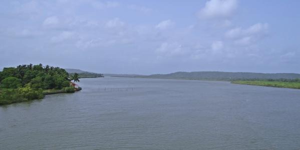 chapora 河, 果阿, 印度