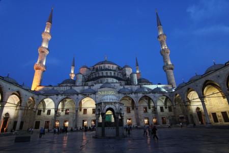 清真寺, 蓝色, 伊斯坦堡, 土耳其, 蓝色清真寺, 伊斯兰艺术, 伊斯兰