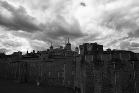 伦敦塔, 城堡, 天空, 灰色, 戏剧, 伦敦, 英格兰