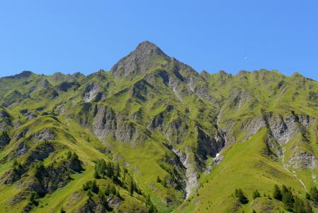 自然, 山, 瑞士, 瑞士, 景观, 具有里程碑意义, 绿色