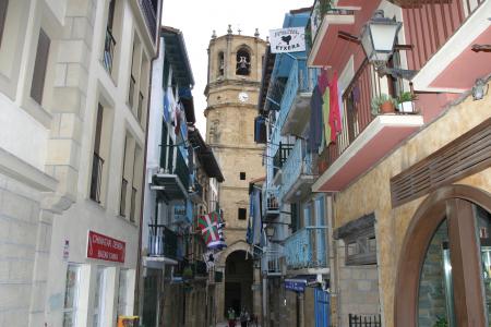旧城, 西班牙北部, 感兴趣的地方, 港口城市, 房屋峡谷, 街道