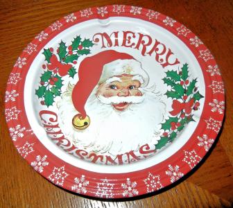 烟灰缸, 圣诞节, 圣诞老人, 装饰, 季节性