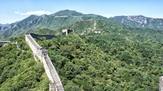 中国墙, 壁画, 东部, 长城, 字段, 自然, 北京