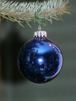 玻璃球, 蓝色, 圣诞节, 取决于, 火花, 圣诞节的时候, 装饰