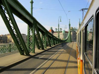 布达佩斯, 电动, 桥梁, 自由桥梁, 曲目, 城市