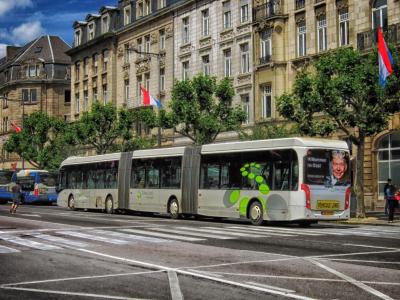 卢森堡, 城市, 城市, 城市, 建筑, 市中心, 公共汽车