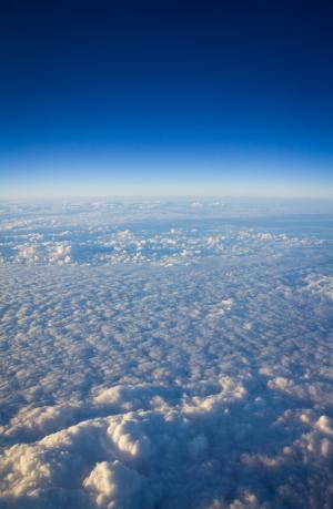 飞行, 空中, 视图, 云彩, 模式, 空气, 航空