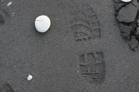 沙子, 足迹, 石头, 禅宗