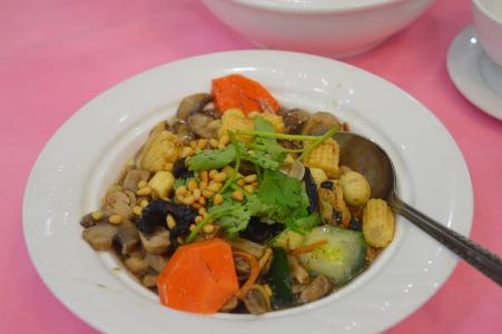 蔬菜, 中国食品, 一道菜, 素食主义者, 健康, 胡萝卜, 蘑菇