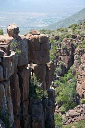 荒凉的山谷, 岩栈, 南非, 东开普省, 景观