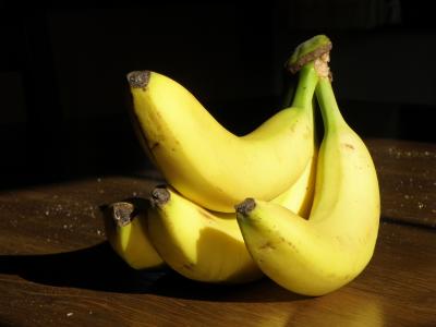 香蕉, 黄色, 群集, 水果