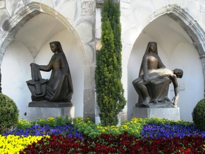 雕塑, 青铜器, 骶管, 圣弗教堂, 瓦杜兹, 列支敦士登公国