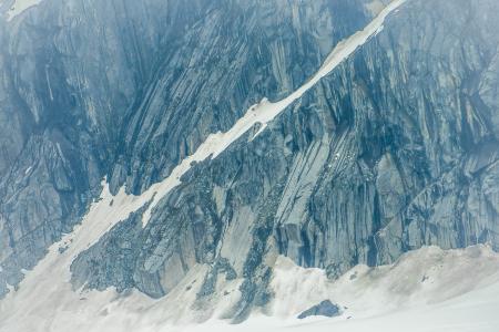 阿拉斯加, 门登霍尔冰川, 山, 岩石
