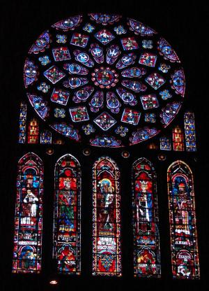 窗口, 马赛克, 染色, 教会, 天主教